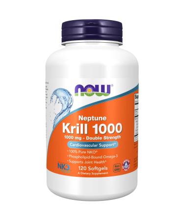 Now Foods Neptune Krill 1000 1000 mg 120 Softgels