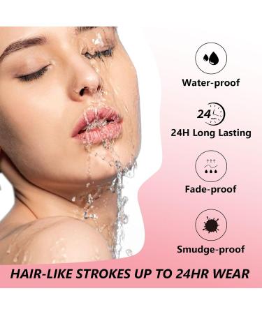 Buy Eyebrow Pencil & Microblading Pen - Waterproof Smudge-proof Long Lasting Eye Makeup - Perfect for Natural Eyebrow Hair - International Shipping Available - Buy Online on GoSupps.com