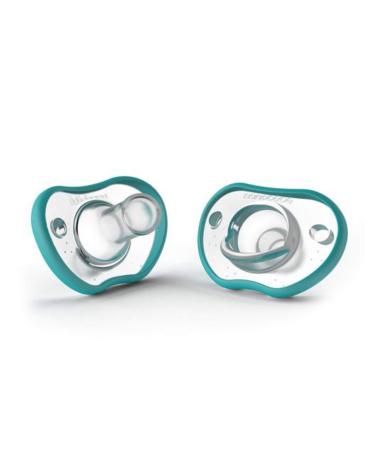 B aba Pacifier Flexy turquoise 0-3 months 2 pieces turquoise 0-3 months