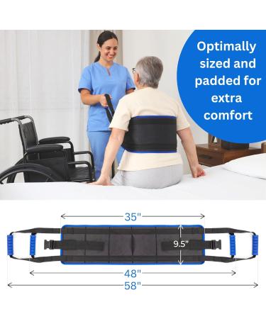 Transfer Sling - 35â Patient Lift Sling for Home - Buy Online on GoSupps.com