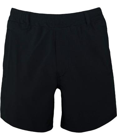 Meripex Men's Freeballer 6 Athletic Gym Shorts - Ideal for Running, Weightlifting & Yoga | Large, Jet Black - Buy Online on GoSupps.com