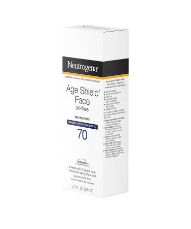 Neutrogena Age Shield Face Sunscreen Lotion SPF 70, 3 oz (Pack of 3) - Buy Online on GoSupps.com