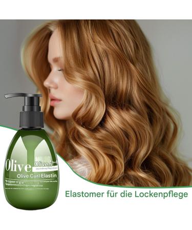  BommFu Elastin - Moisturizer - Hair styling and care - Olive-based moisturizing conditioner for curl care - Natural moisturizing cream for conditioning curly hair - Buy Online on GoSupps.com