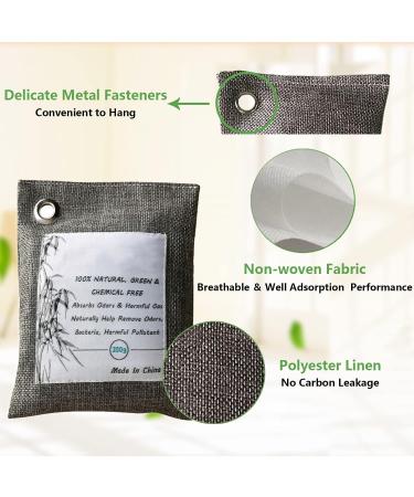 E-HORDE Natural Bamboo Charcoal Bags Air Purifying Bag Charcoal Odor Eliminators for Home Car Bedrooms Kitchen Bathroom Fridge Closet Shoes and Pet Areas (1) - Buy Online on GoSupps.com