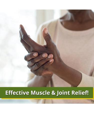 Relief Plus Arnica Muscle Oil All-Natural Roll-On for Sore Muscles & Aching Joints with Cypress Eucalyptus & Helichrysum Brookethorne Naturals - Buy Online on GoSupps.com