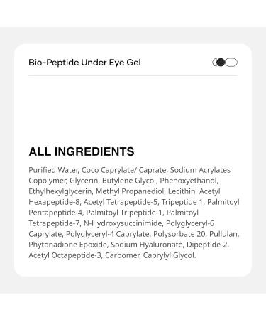 Cureskin Under Eye Gel for Dark Circles for Women and Men | Bio-Peptide Under Eye Gel to Reduce Dark Circles Puffiness & Wrinkles | Under Eye Cream for Men and Women - Buy Online on GoSupps.com