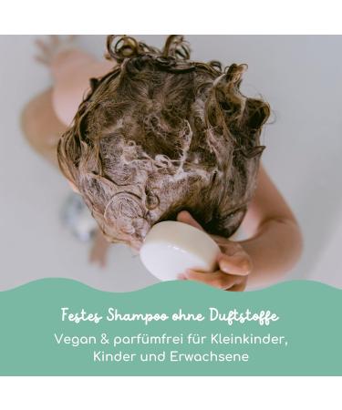 boep Natural and Organic Solid Shampoo - For Babies Children and Sensitive Skin - Fragrance and Plastic Free #ZeroWaste (60g) - Buy Online on GoSupps.com