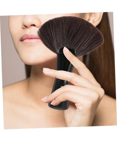 FRCOLOR Large Neck Duster Brush Fan Highlighter Mineral Blush hair cosmetics Neck Duster large eye shadow Miss Hair Cutting Neck Duster Brush 20x4x16cm Coffee - Buy Online on GoSupps.com