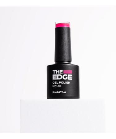 THE EDGE Gel Nail Polish 8ml - The Bright Pink - UV/LED Manicure/Pedicure for Salon & Home Use Highly Pigmented/Long Lasting/2-Coat Coverage - Buy Online on GoSupps.com