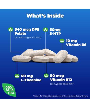 Natrol Mood Positive 5-HTP - 50 Tablets - Buy Online on GoSupps.com