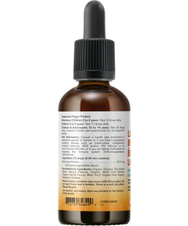 NOW Supplements Kids Liquid Echinacea with Dropper Immune System Support Formulated for Kids 59mL - Buy Online on GoSupps.com