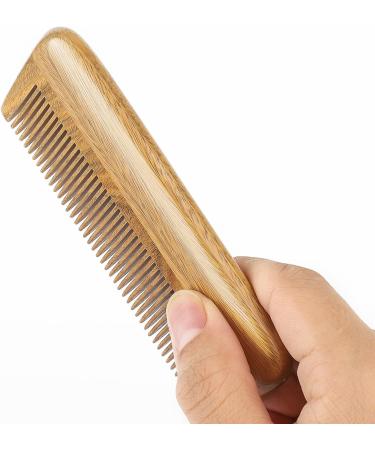 Onedor Natural Green Sandalwood Hair Comb - Anti-Static Detangler Comb - Buy Online on GoSupps.com