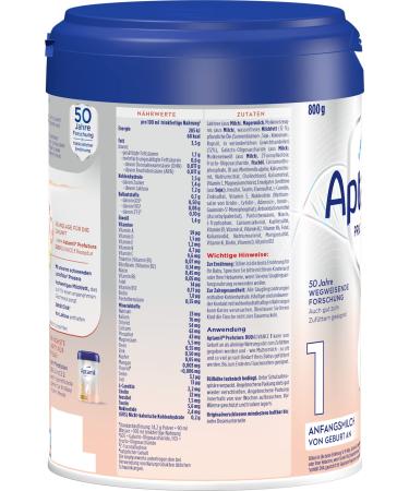 Aptamil Profutura Duoadvance 1 - DHA-Enriched Infant Milk Powder (800g) | Lactose Only No Palm Oil - Ideal from Birth - Buy Online on GoSupps.com