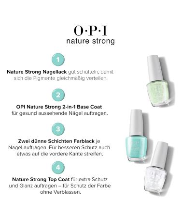 Opi Nature Strong Vegan Nail Polish - Bright Colors Natural Ingredients & Sustainable Packaging - Lasts Up to 7 Days - Buy Online on GoSupps.com
