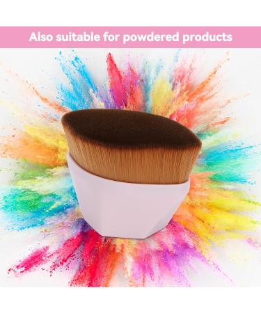 Pack of 3 Foundation Brushes Set with Storage Box | Blusher & Powder Brushes for Cream Concealer & Blusher - Perfect Makeup Tools - Buy Online on GoSupps.com