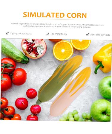 ABOOFAN 8 Pcs Simulation Corn Realistic Vegetable Lifelike Kitchen Vegetable Toys Artificial Fruits Kitchen Photography Props Corn Decor Decoratve Food Toy Fake Decoration Cupboard Plastic - Buy Online on GoSupps.com