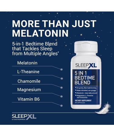 OmegaXL Joint Relief Supplement - Natural Muscle Support 60 Softgels (2 Pack) & SleepXL immediate-Release melatonin L-Theanine (Calming) Chamomile Magnesium & B6 (60 Vegan Capsules) - Buy Online on GoSupps.com