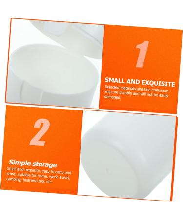 ABOOFAN Menstruation Cup Box - Period Protection & Washable Mini Storage Case (9x5.3cm) for Menstrual Cups - White - Buy Online on GoSupps.com