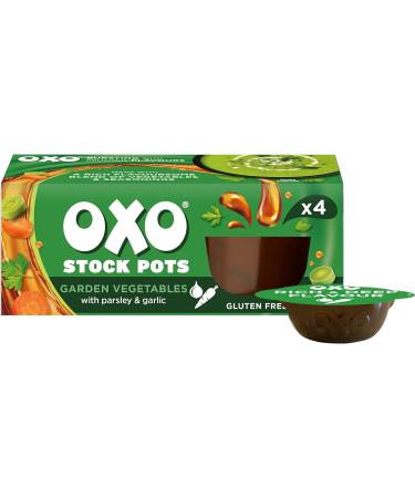 OXO Gluten Free Stock Pots - Garden Vegetables with Parsley & Garlic (80g) - Buy Online on GoSupps.com