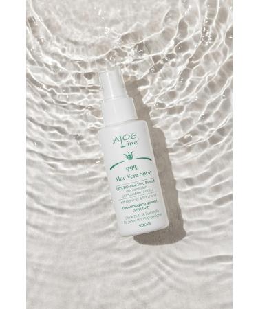99% Organic Aloe Vera Spray Moisture Care for Face Body Skin & Hair Fragrance & Dye Free Vegan (2 Pack 2x100ml) - Buy Online on GoSupps.com