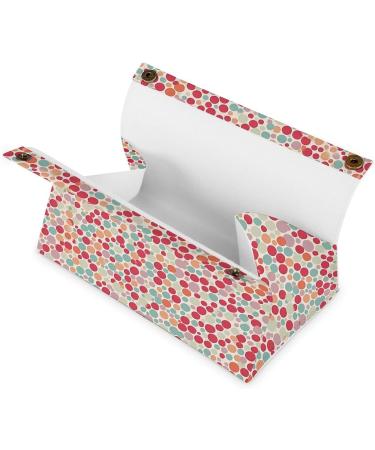 Tissue Box Cover Tissue Box Holder Polka Dots Print Tissue Holder Travel Tissue Packs Facial Paper Holder Decorative Holder - Buy Online on GoSupps.com