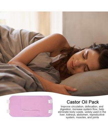 REMEK Castor Oil Neck Care Wrap Pack Waist Wrap Oil Proof Neck Care Compression Wrap with Straps Waist Support - Buy Online on GoSupps.com