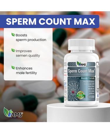 America Medic & Science MFS Plus (120 Capsules) and Sperm Count Max Supplement (60 Capsules) |Fertility Supplements for Men - Buy Online on GoSupps.com