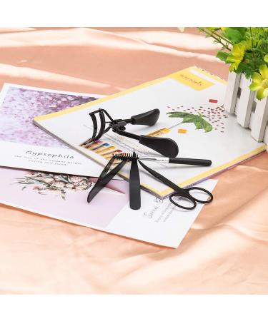 EMSea 5-in-1 Brow Lash Eyelash Tools Set | Eyelash Curler Tweezers & Brush for Perfect Makeup - Buy Online on GoSupps.com