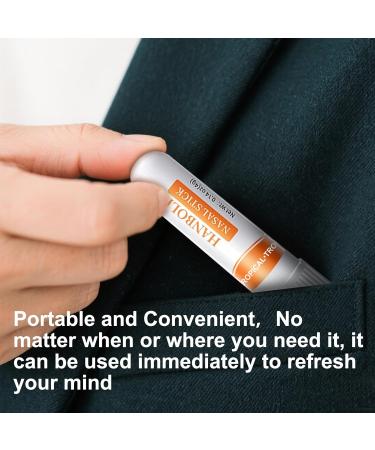 Nasal Sticks Portable Nasal Stick for Daily Refreshing Nose Inhaler Sticks Nose Inhaler Boost Energy Set Natural Cool Refreshing Sensation White-1 1 pack - Buy Online on GoSupps.com