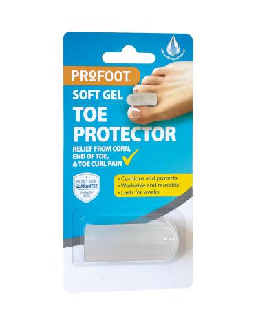 Profoot Toe Protector - Pack of 2 - Toe Caps - Hammer Toe Protectors 1 Count (Pack of 2)