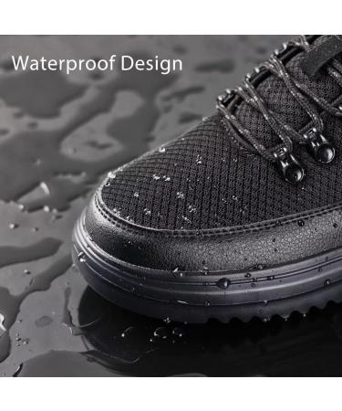 OrthoComfoot Men's Fashion Sneakers with Arch Support - Waterproof Plantar Fasciitis Shoes for Pain Relief - Size 11 W1 (Black) - Buy Online on GoSupps.com