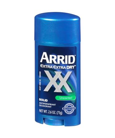 Arrid XX Solid Unscented Antiperspirant Deodorant 2.7oz Sticks - Pack of 6 - Buy Online on GoSupps.com