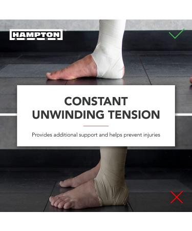 Hampton Adams | As Seen on Shark Tank | 3-Pack White Athletic Sports Tape  Very Strong Easy Tear NO Sticky Residue Best Tape for Athlete & Medical Trainers - Buy Online on GoSupps.com
