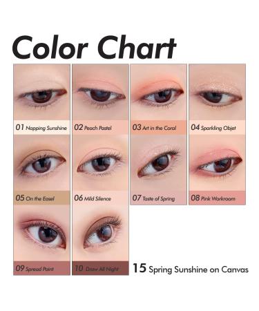 CLIO Pro Eye Shadow Palette - Matte, Shimmer, Glitter, Pearls - Long-Wearing Pigments - 015 Spring Sunshine on Canvas - Buy Online on GoSupps.com