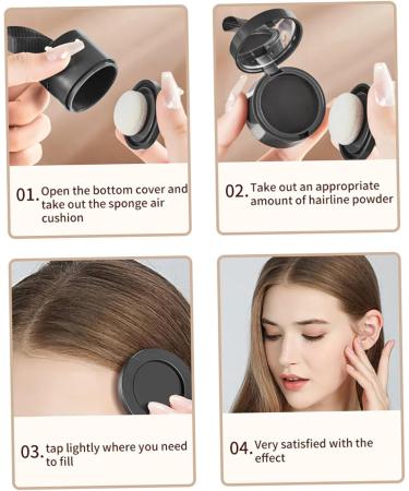 2Pcs Root Touch Up Powder Windproof & Sweatproof Hairline Powder for Women & Wen Natural Stain-Proof Hair Loss Concealer Hairline Powder for Thinning Hairline Light Brown & Brown Light Brown Brown - Buy Online on GoSupps.com