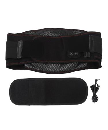 Heating pillows for the back belly lumbar spine support belt 3 courses adjustable rapid heating massage belt cushion for women and men