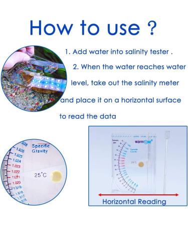 Capetsma Salinity Tester: Accurate Hydrometer for Aquariums - Marine & Freshwater, Saltwater Specific Gravity Test - Buy Online on GoSupps.com