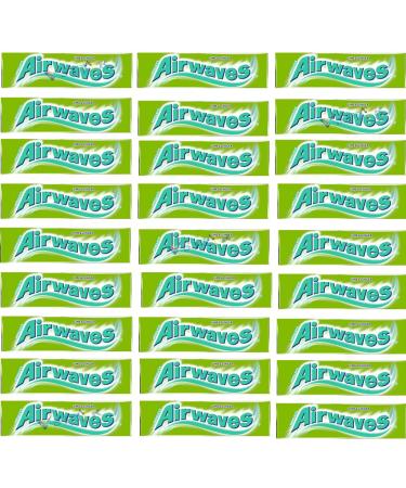 Wrigley s Airwaves Menthol Eukaliptus Lime & Ginger & Cool Cassis Chew gum -14g (Pack of 10 Lime & Ginger)