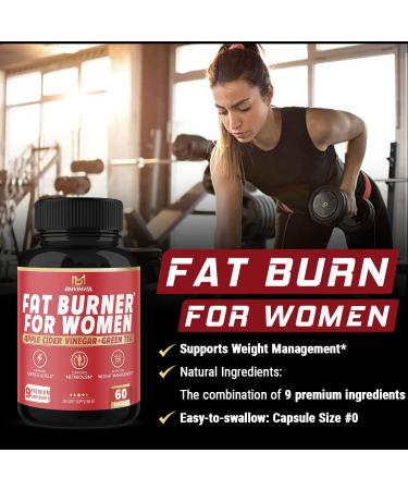 Women's Fat Burner: 9-in-1 Blend with Apple Cider Vinegar, Green Tea, Garcinia Cambogia, Green Coffee Bean & More - Buy Online on GoSupps.com