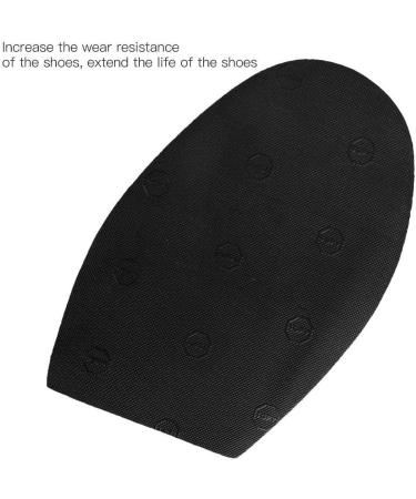 Non-Slip Sole Shoe Pads - Rubber Heels & Outsoles Protector for Wear-Resistant Anti-Skid Repair (Black) - International Shipping Available - Buy Online on GoSupps.com