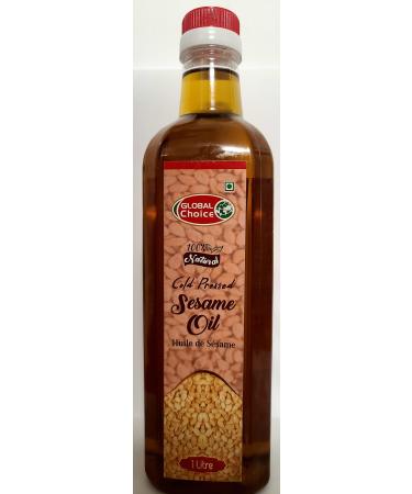 Sesame Oil 1 Litre Bottle - Cold Press - 100% Natural