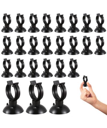 Bit 25 pieces aquarium suction cups holder suction cups clips aquarium suction cups partial aquarium suction cup for airline air hose hose pump air pipe tube wire black