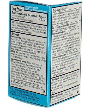 Ecotrin Low Strength Safety Coated Aspirin 81mg - 150 Tablets (4 Pack) | Buy NSAID Online | International Shipping Available - Buy Online on GoSupps.com