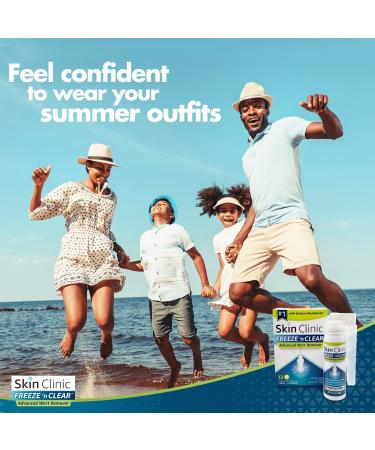 Skin Clinic FREEZE n CLEAR Advanced Wart Remover - #1 Wart Removal Technology | 12 Precision Applicators - Buy Online on GoSupps.com