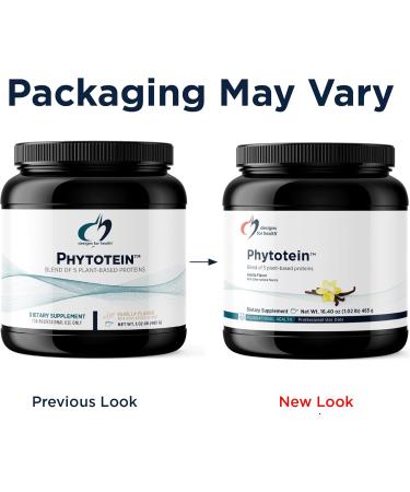 Designs for Health Phytotein Vegan Protein Powder - 20g Organic Rice Sacha Inchi Pumpkin Seed Sunflower Seed & Pea Protein Powder Blend - Creamy Texture Vanilla Plant Protein (465g) Vanilla 1.02 Ounce (Pack of 1) - Buy Online on GoSupps.com