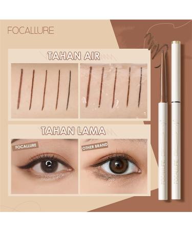 FOCALLURE Waterproof Gel Eyeliner Pencil F03 - Long-Wear, Ultra-Slim, High Pigment - Buy Online on GoSupps.com