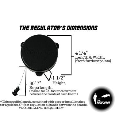 Cornhole Regulator | Game Measuring Device for Corn Hole Boards | Regulation 27-Foot Distance - Buy Online on GoSupps.com