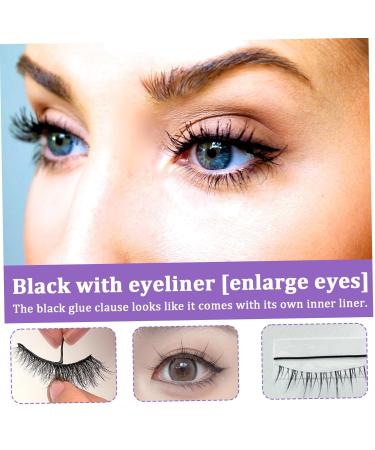 Buy Eyelash Adhesive Strips - 2 Boxes 20 Sheets | Self Adhesive No Glue Reusable Gentle & Non-Irritating for Fake Eyelashes - Easy to Apply & Remove - Buy Online on GoSupps.com