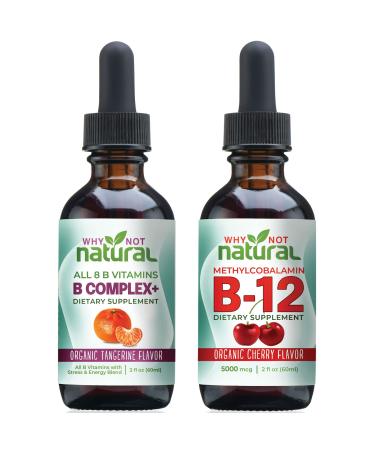 Why Not Natural B Complex and B12 Liquid Drops for Energy