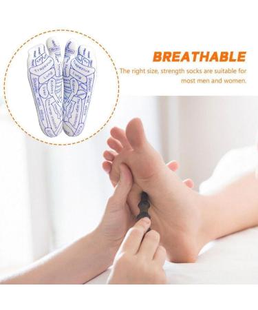 Reflexology Socks Set for Foot Massage | Acupressure Pressure Point Socks (Men Size 40-45) - International Shipping - Buy Online on GoSupps.com